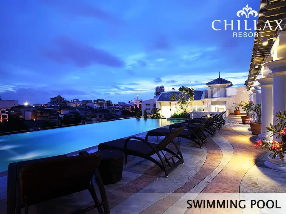 Rooftop swimming pool at Chillax Resort Bangkok — view 2