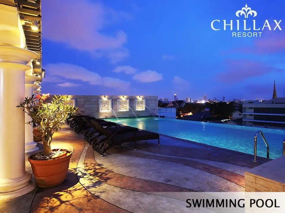Rooftop swimming pool at Chillax Resort Bangkok — view 3