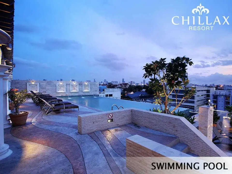 Rooftop swimming pool at Chillax Resort Bangkok — view 5