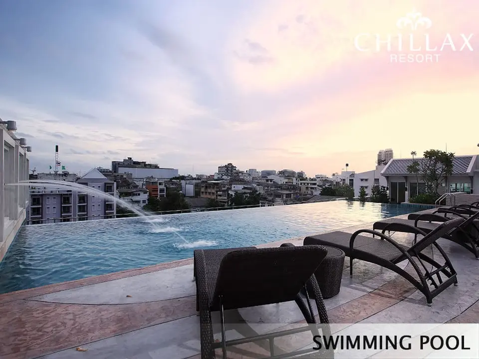 Rooftop swimming pool at Chillax Resort Bangkok — view 7