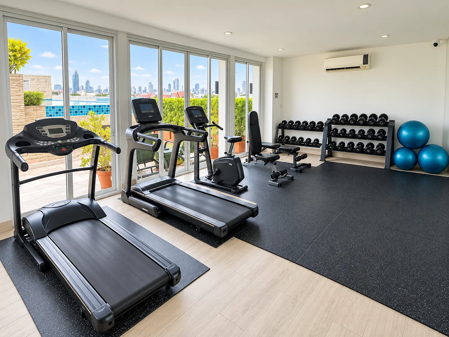 Fitness Center at Chillax Resort